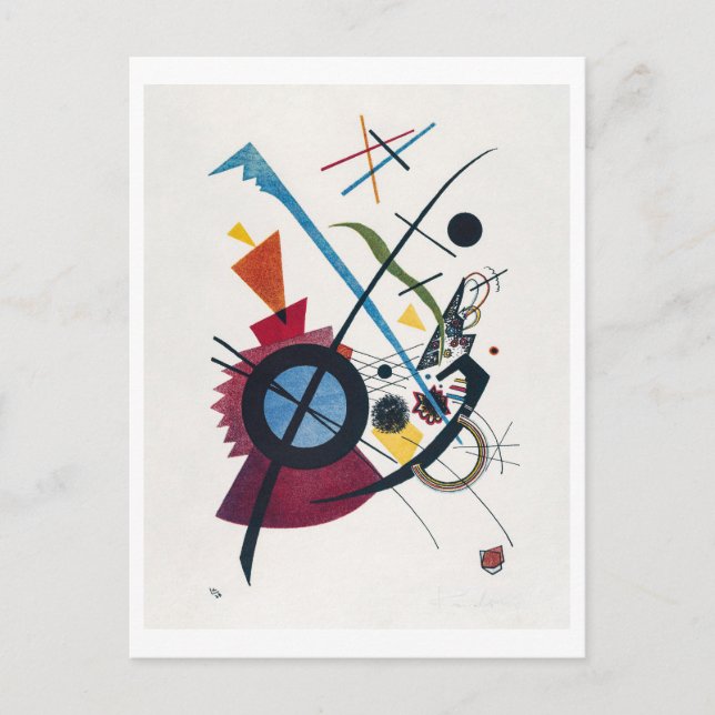 Carte Postale Violet par Kandinsky (Devant)