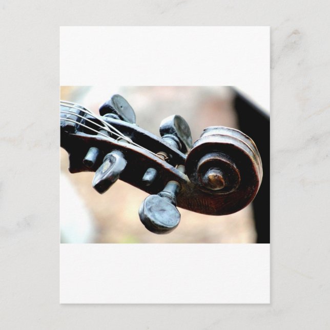 Carte Postale Violon (Devant)