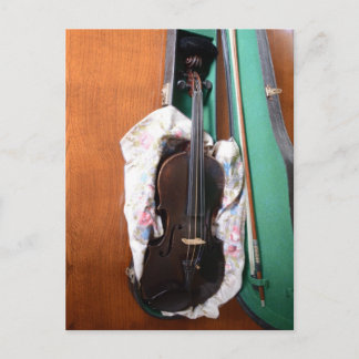 Carte Postale Violon allemand antique