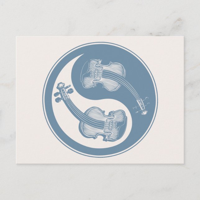 Carte Postale Violyin-Yang (Devant)