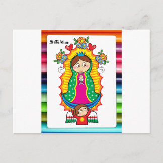 CARTE POSTALE VIRGEN DE GUADALUPE CARICATURA 01 PERSONNALISABLE 