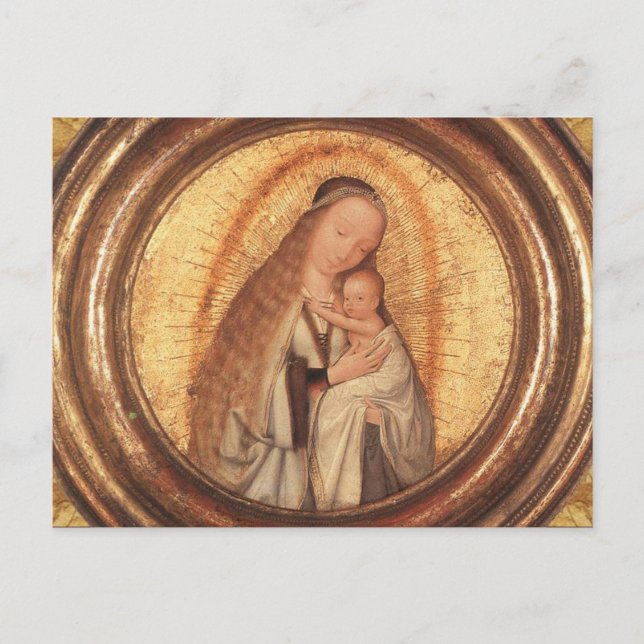 Carte Postale VIRGIN AVEC Parchemin D'ENFANT (Devant)