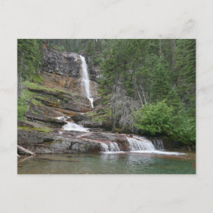 Carte Postale Virginia Falls II au parc national de Glacier