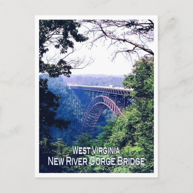 Carte Postale Virginie-Occidentale - Etats-Unis - Mosaïque - (Devant)