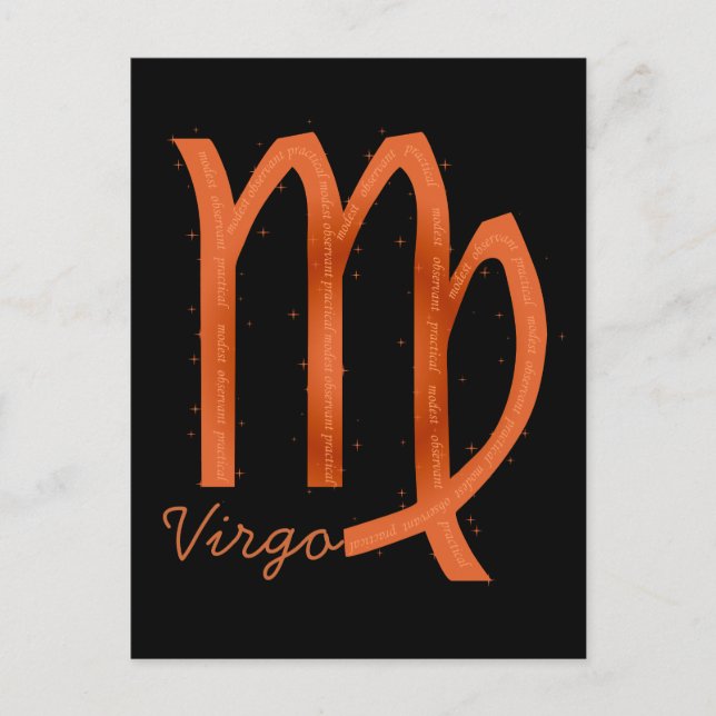 Carte postale Virgo (Devant)