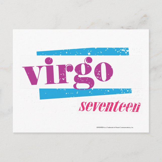 Carte Postale Virgo Purple (Devant)