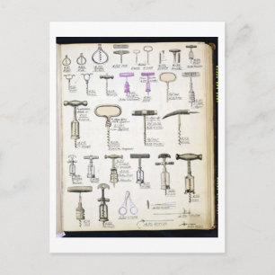 Carte Postale Vis à cordes, d'un catalogue commercial de marchan