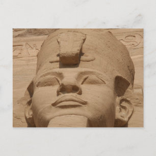 Carte Postale visage d'Abou Simbel