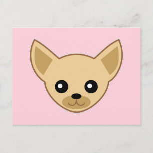 Carte Postale Visage de Chihuahua