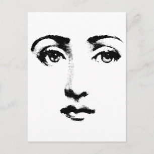 Carte Postale Visage de femme