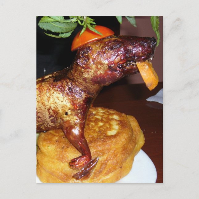 Carte Postale visage de jouet (Devant)