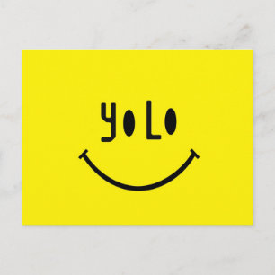 Carte Postale Visage Yolo