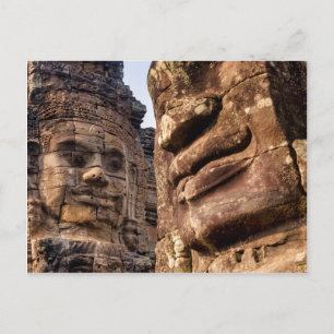 Carte Postale Visages de pierre à Bayon