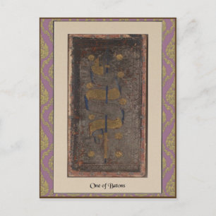 Carte Postale Visconti Tarot Deck Card 1 - vers 1428-1447