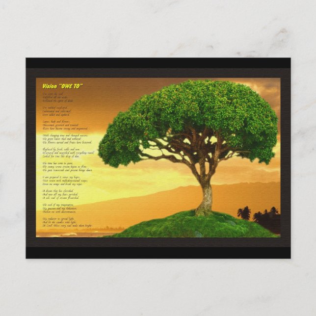 Carte Postale Vision "DEVOIR" (Devant)