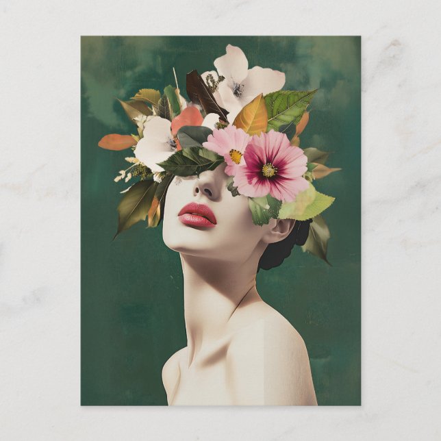 Carte Postale Visions florales (Devant)