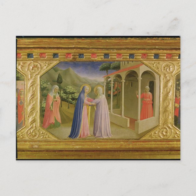Carte Postale Visitation, de l'Annonciation predella (Devant)