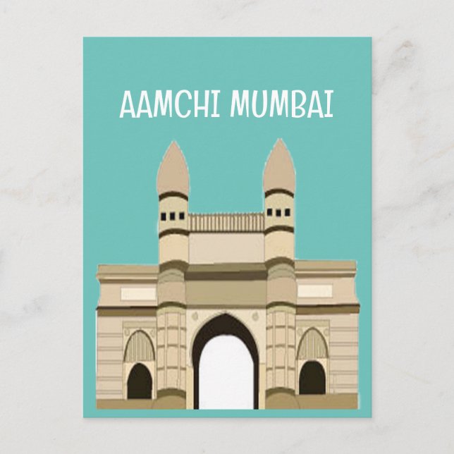 Carte Postale Visite De Mumbai Gateway Of India (Devant)