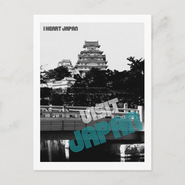 Carte Postale Visite du Japon (Devant)