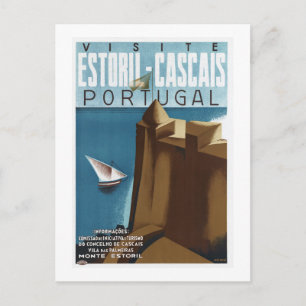 Carte Postale Visite Estoril Cascais Portugal