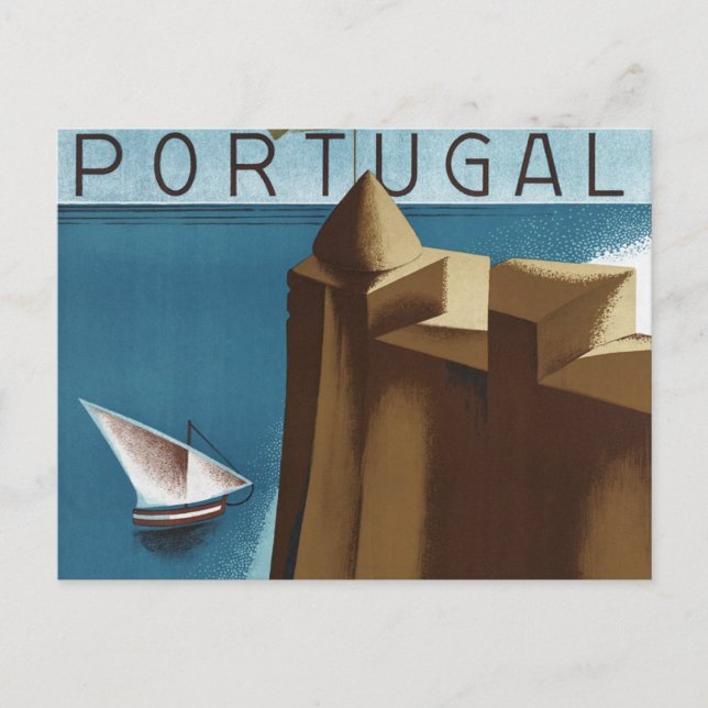 Carte Postale Visite Estoril Cascais Portugal (Devant)