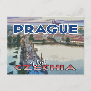 Carte Postale Visite... Prague, Czechia