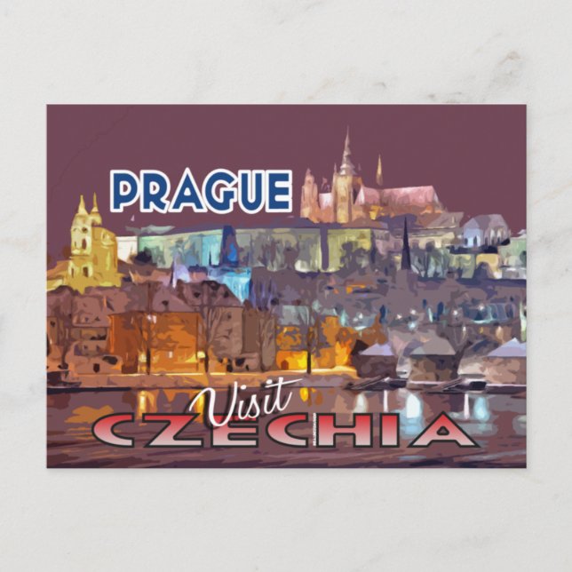 Carte Postale Visite... Prague, Czechia (Devant)