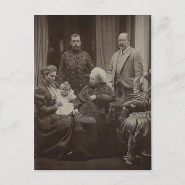 Carte Postale VISITE ROYALE TSAR, TSARINA à la reine Victoria #3 (Devant)