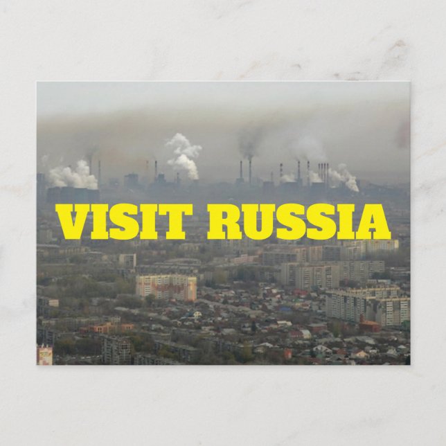 CARTE POSTALE VISITER LA RUSSIE (Devant)