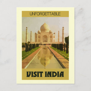 Carte Postale visiter l'inde