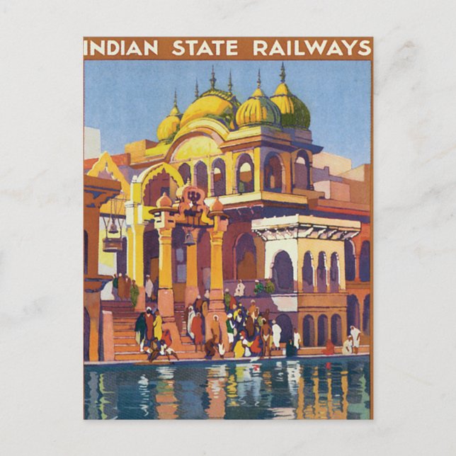 Carte Postale Visiter l'Inde ~ Muttra (Devant)