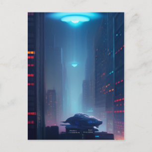 Carte Postale Visiteurs de l'espace