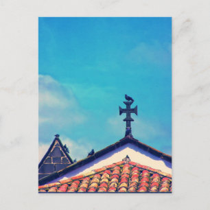 Carte Postale Visiteurs sur le toit : Funchal, Madère (Portugal)