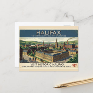 Carte Postale Visitez Halifax Historique - Art de l'affiche de v