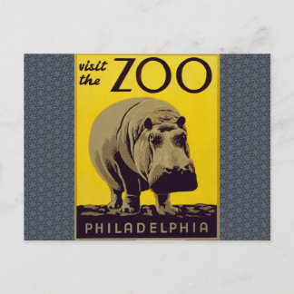 Carte Postale Visitez Le Zoo ! !