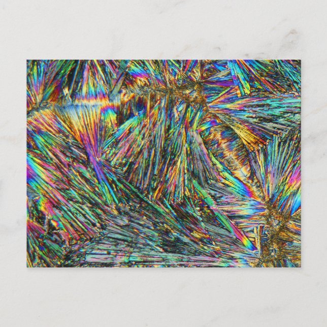 Carte Postale Vitamine B au microscope (Devant)