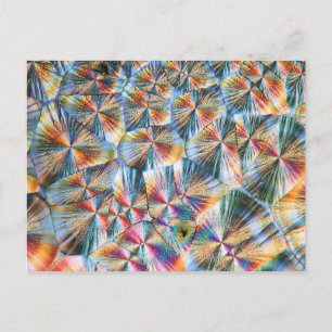 Carte Postale Vitamine C au microscope