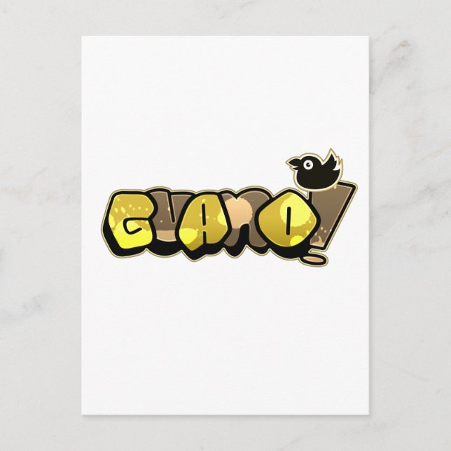 Carte Postale Vitesse de jeu de guano - logo (Devant)