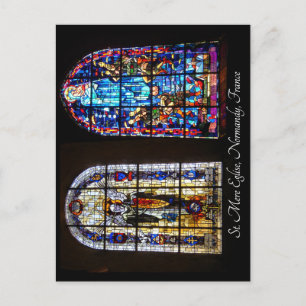 Carte Postale Vitrail - St. Mere Eglise