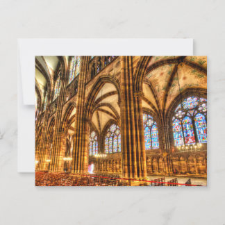 Carte Postale Vitraux de la cathédrale de Strasbourg