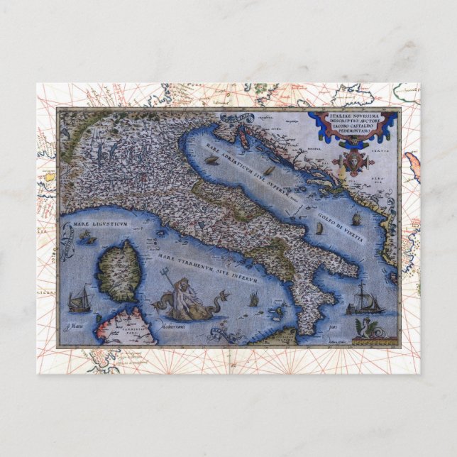 Carte Postale Viva Italia ! (Devant)