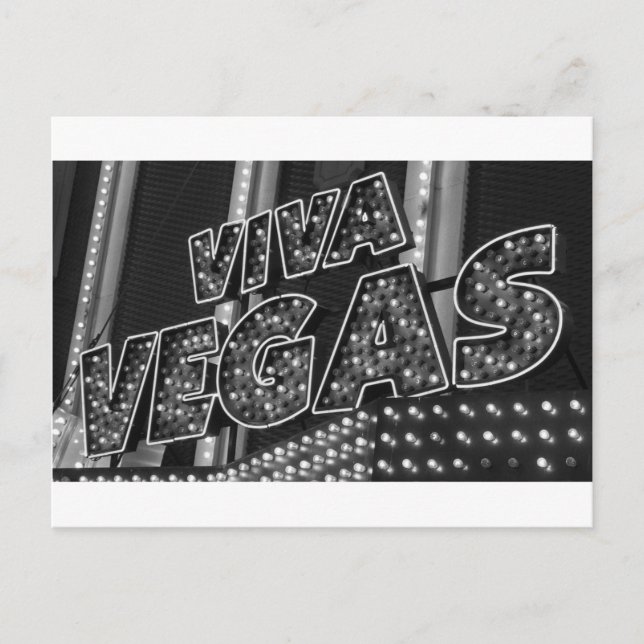 Carte Postale Viva Las Vegas (Devant)
