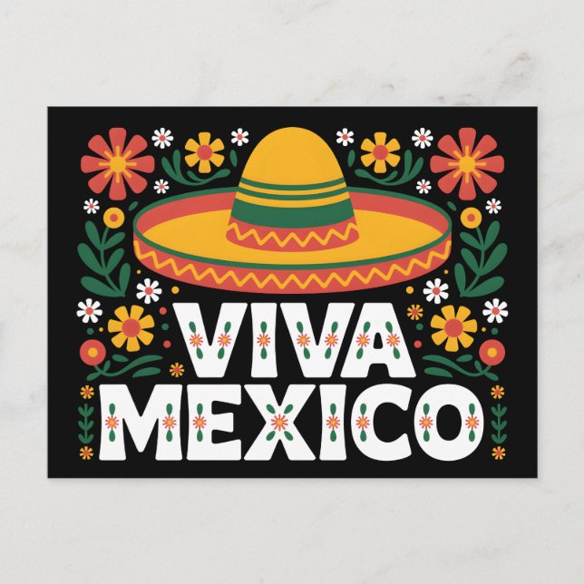 Carte Postale Viva Mexico (Devant)