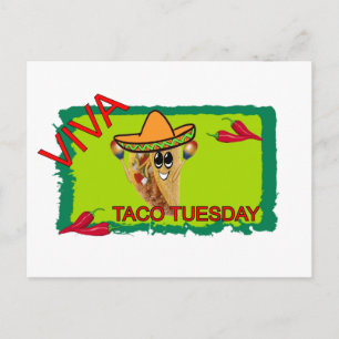 Carte Postale Viva Taco mardi