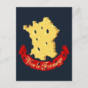 Carte Postale Vive le Fromage