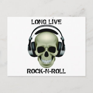 CARTE POSTALE VIVENT LONGTEMPS ROCK-N-ROLL