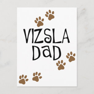 Carte Postale Vizsla Papa