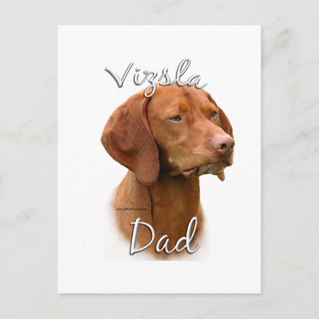 Carte Postale Vizsla Papa 2 (Devant)