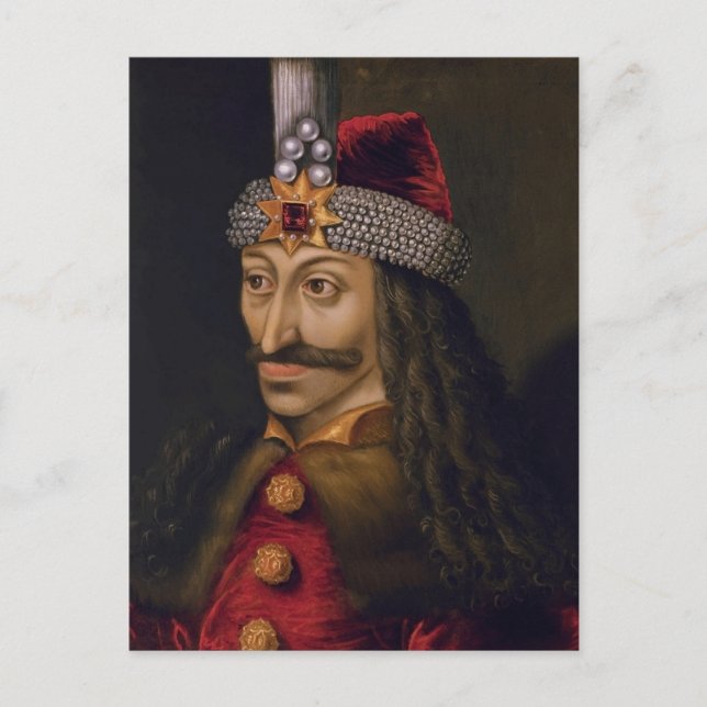 Carte Postale Vlad l'Empaleur : Prince Dragon Dracula Voïvode (Devant)