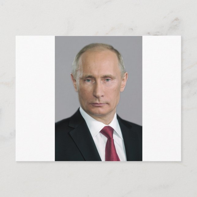 Carte Postale Vladimir Poutine (Devant)